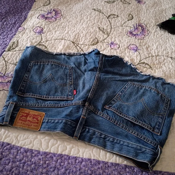 Vintage Y2K 501 Daisy Dukes Mini Shorts Women's Distressed Retro Booty 30 10